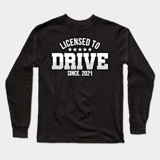 Passing Driving License 2021 gift passed driving test | driver's license Long Sleeve T-Shirt